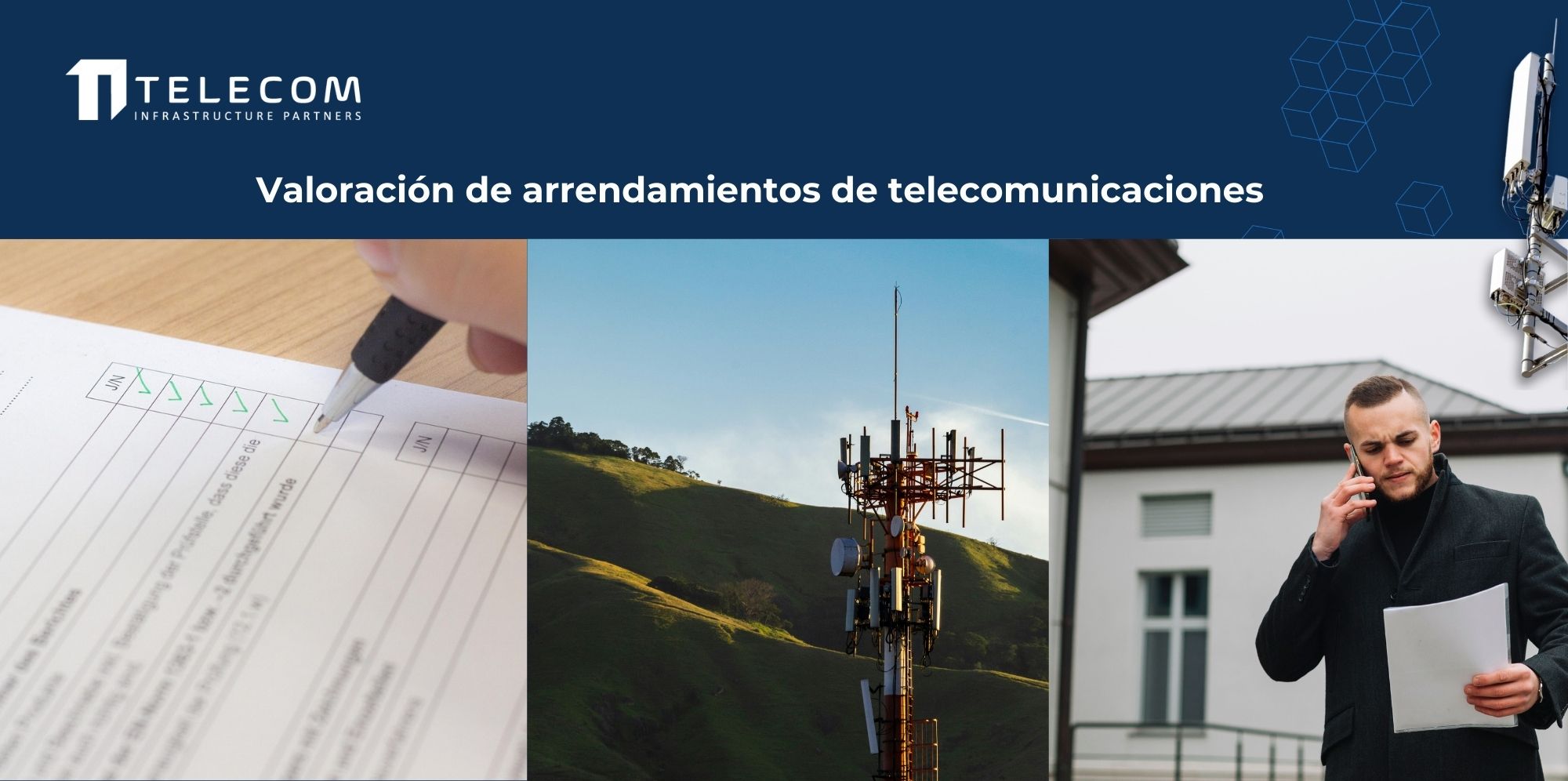 Valoración de arrendamientos de telecomunicaciones
